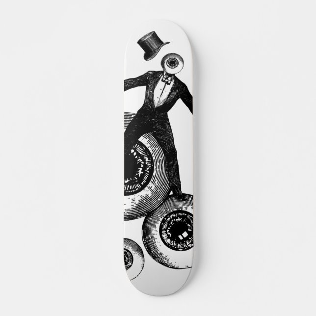 Herr Eyeinthesky Old School Skateboard Bräda 18 Cm (Framsida)