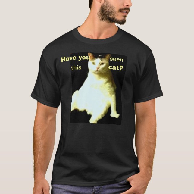 Herr fantastiskkatt t-shirt (Framsida)