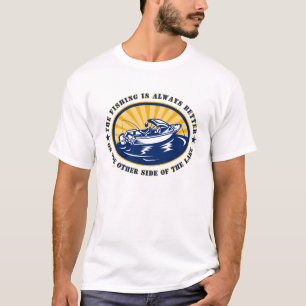 Herr fiskare t-shirt