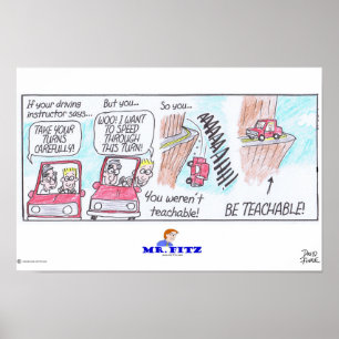 Herr Fitz: Var Teachable 3 - köra! Poster