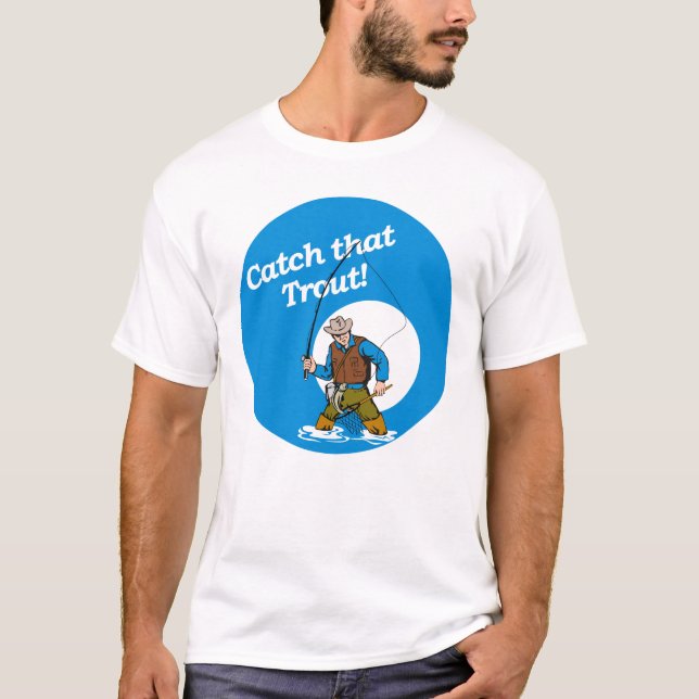 Herr Fly Fishing T-Shirt (Framsida)
