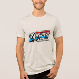 HERR FOKUSERADE LEKTIONER LÄR TRI-BLEND T-SHIRT