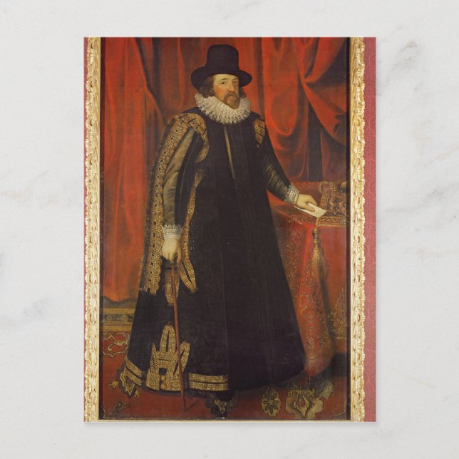Herr Francis Bacon Viscount of St. Albans Vykort (Framsida)