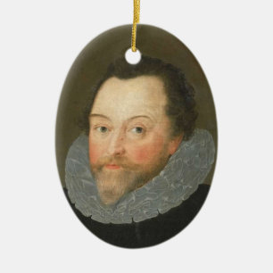 Herr Francis Drake Julgransprydnad Keramik