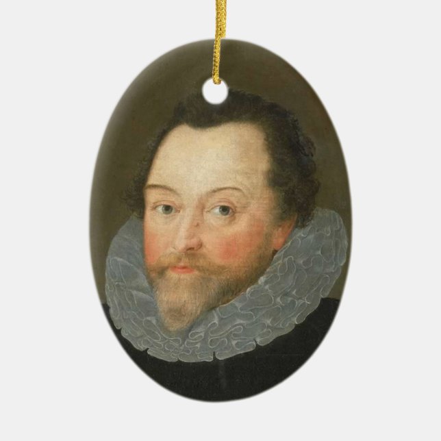 Herr Francis Drake Julgransprydnad Keramik (Framsidan)