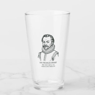Herr Francis Drake Pint Glass Glaskopp