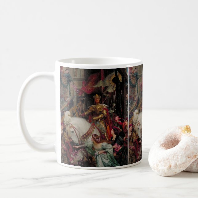 Herr Frank Bernard Dicksee, två Krona Kaffemugg (Med munk)