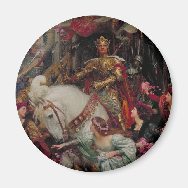 Herr Frank Bernard Dicksee, två Krona Magnet (Framsidan)