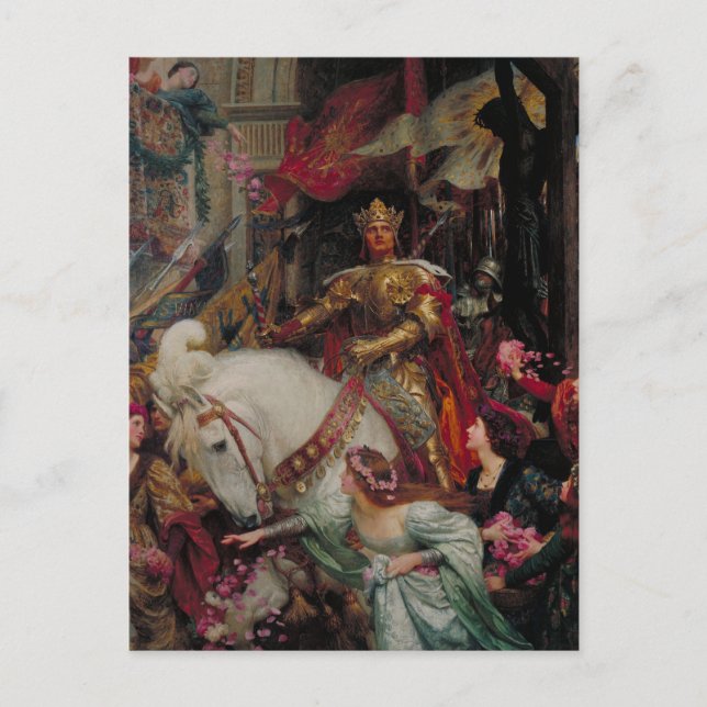 Herr Frank Bernard Dicksee, två Krona Vykort (Framsida)