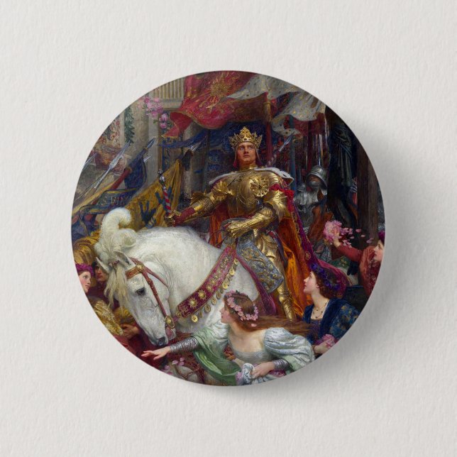 Herr Frank Dicksee:s två Krona-nummer 1900 Knapp (Framsida)