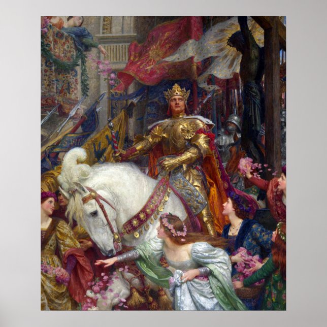 Herr Frank Dicksee:s två Krona-nummer 1900 Poster (Framsidan)