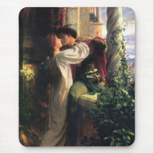 Herr franka Dicksee, Romeo och Juliet Mousepad Musmatta