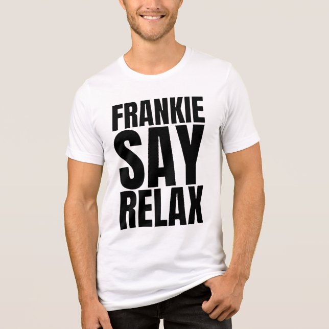 Herr Frankie Say Relax T-shirt (Framsida)