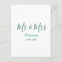 Herr & Fru efternamn gifta år bröllop förlovning