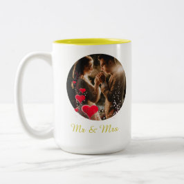 Herr Fru Kärleksfåglar Foto Kaffe/Te Mugg
