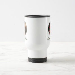 Herr Fru Kärleksfåglar Foto Kaffe/Te-mugg Resemugg