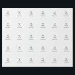 Herr & Fru lägg till efternamn datum år bröllopsgå Presentpapper<br><div class="desc">design</div>