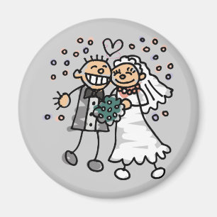 Herr & Fru magnet