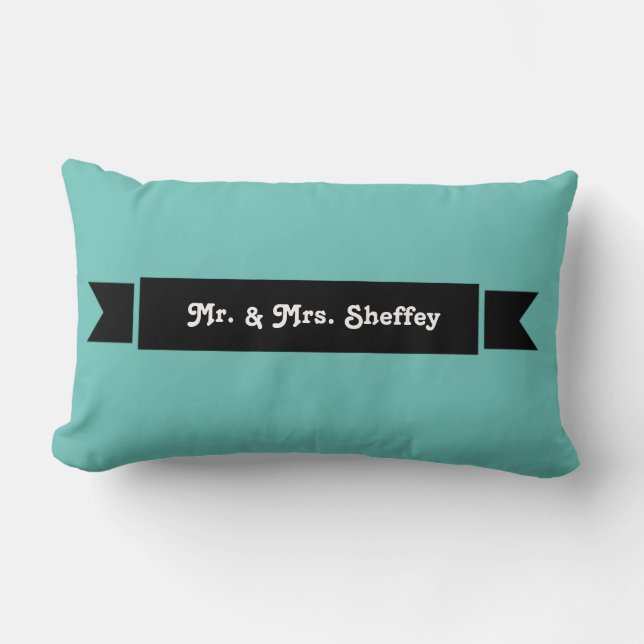 Herr & Fru Mallnamn Lumbarkudde (Framsida)