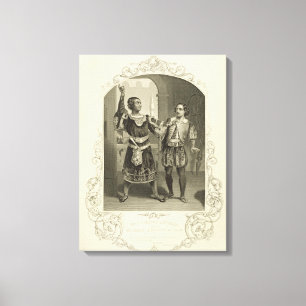 Herr G.V. Brooke som Othello och James Bennett som Canvastryck