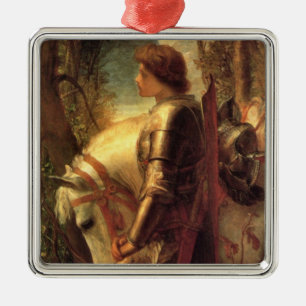 Herr Galahad (av George Frederick Watts) Julgransprydnad Metall