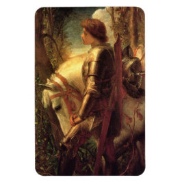 Herr Galahad (av George Frederick Watts) Magnet