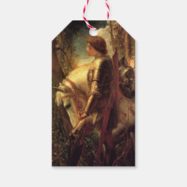 Herr Galahad (av George Frederick Watts) Presentetikett