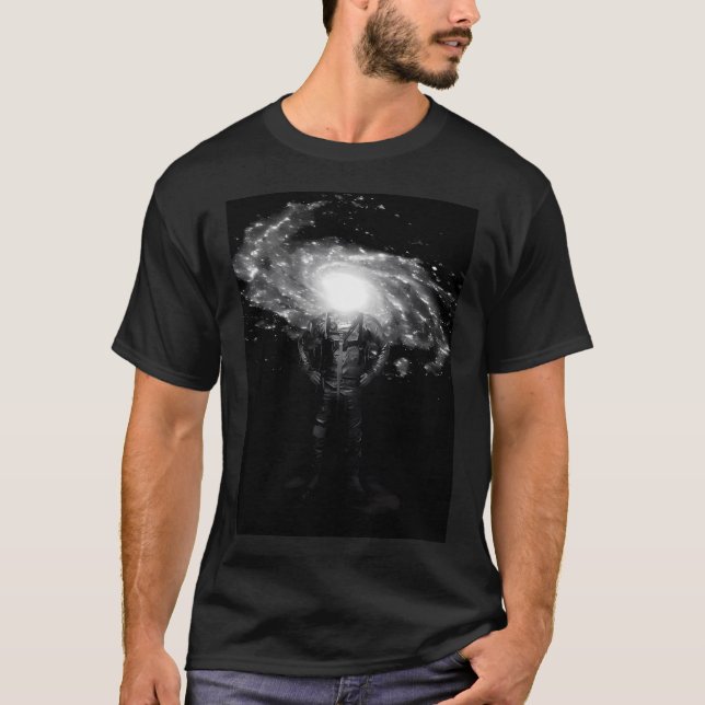 Herr Galaxen T Shirt (Framsida)