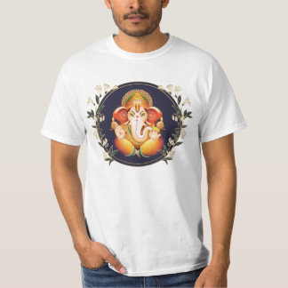Herr Ganesha Hinduisk Andlig T-Shirt