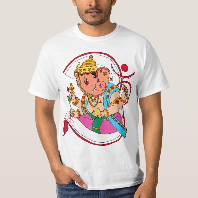 Herr Ganesha T-Shirt (Framsida)