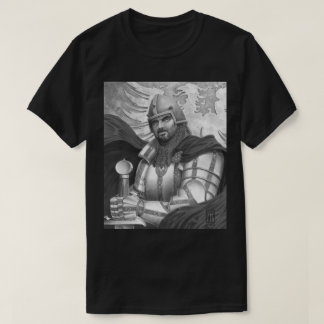 Herr Gawain i Black and White T-Shirt