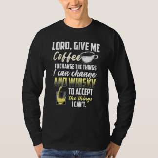 Herr Ge Mig Kaffe Och Whisky Kaffe Whiskey T Shirt
