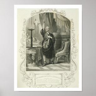 Herr George Bennett som Apemantus, agerar I-plats Poster