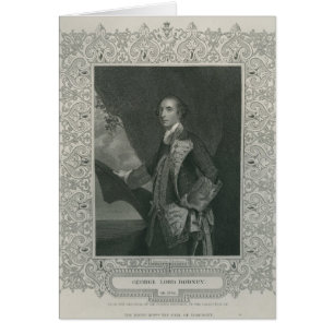 Herr George Brydges Rodney Hälsningskort