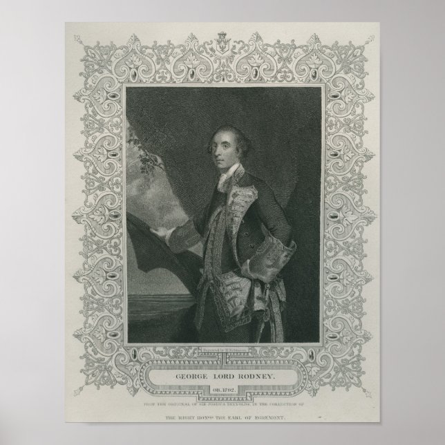 Herr George Brydges Rodney Poster (Framsidan)