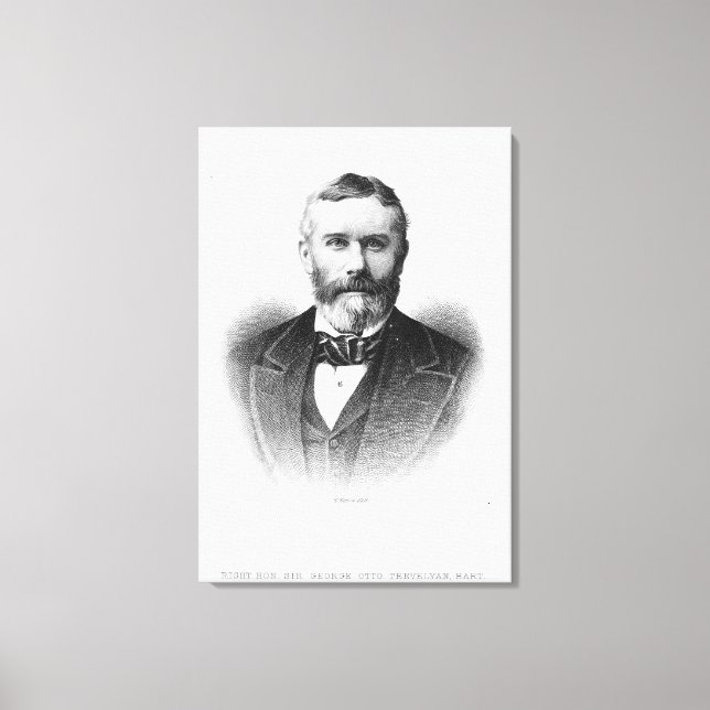Herr George Otto Trevelyan Canvastryck (Framsida)