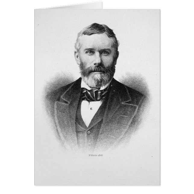 Herr George Otto Trevelyan Hälsningskort (Framsidan)