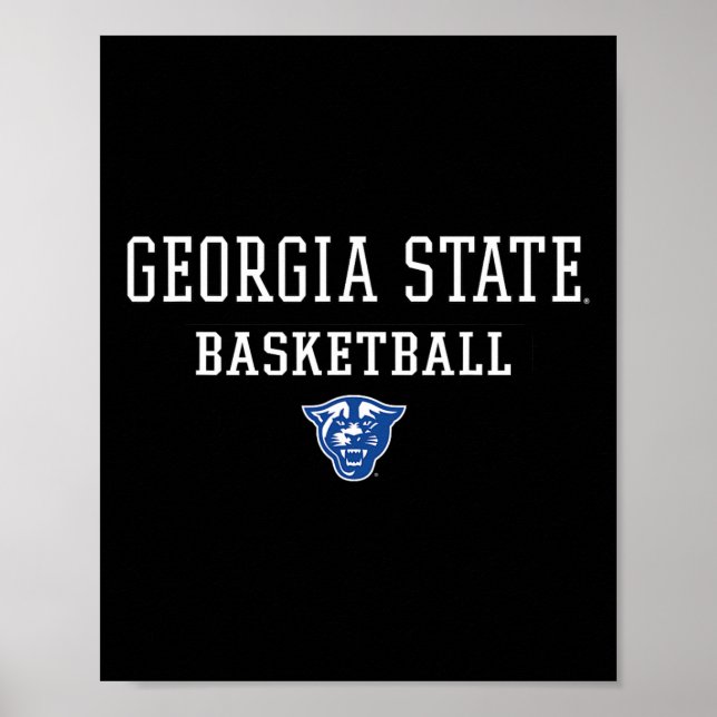 Herr Georgia State R Icon Sketll - Panthers  Poster (Framsidan)