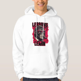 Herr Gorilla Boss Lärdomar Lär Hoodie