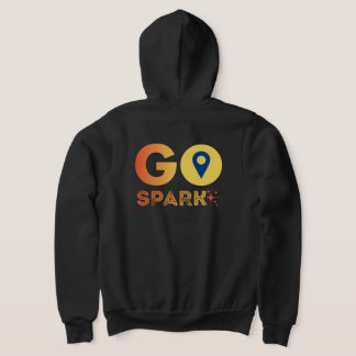 Herr GoSpark dragkedja hoodie T Shirt