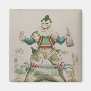 Herr Grimaldi som clown Magnet