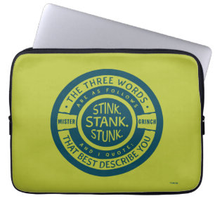 Herr Grinch Lukta Luktade Lunk Laptop Fodral
