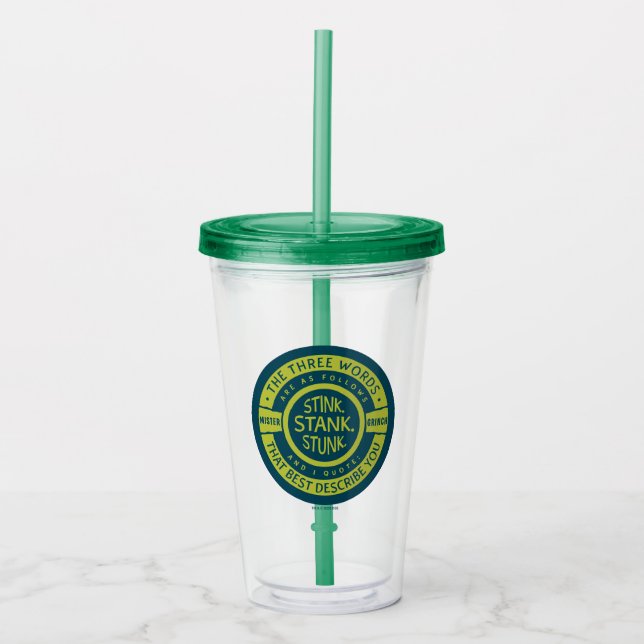 Herr Grinch | Lukta Luktade Lunkade Citat Take Away Mugg (Framsida)