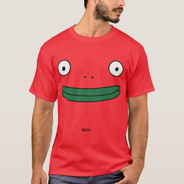 Herr Groda med hej pojke T Shirt (Framsida)