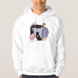 Herr Hanbok-stil & citron ansiktsmask Hoodie