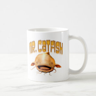 Herr havskattfiske kaffemugg