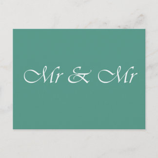 Herr & Herr Typografi Vykort
