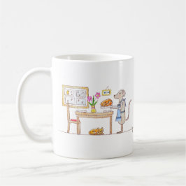 Herr Hiddle lagar kalkon Julhälsningskort Kaffemugg