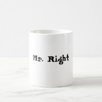Herr höger kaffemugg