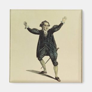 Herr Holman i teckenet av Romeo, pub. 1784 Magnet